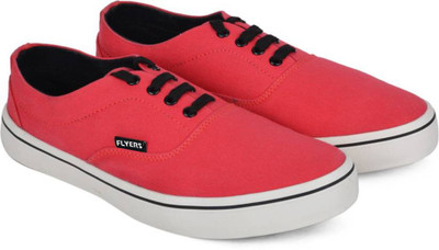 

Beerock Flyres Canvas Shoes For Men(Red, Black