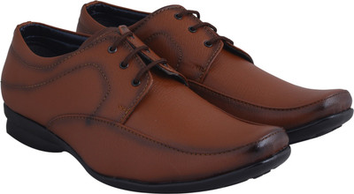 

Crunx Corporate Lace Up For Men(Tan