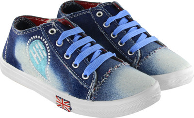 

Zapatoz Zapatoz Women's Blue Sneakers Shoes Canvas Shoes For Women(Blue, Light blue