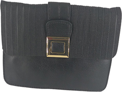 

BAEnagari Women Casual Black PU Sling Bag