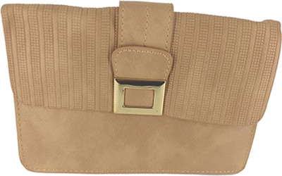 

BAEnagari Women Casual Beige PU Sling Bag