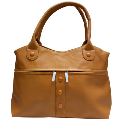 

Mangal Brothers Women Casual Brown PU Hand-held Bag