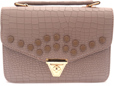

ADORSY Girls Casual Grey Rexine Sling Bag
