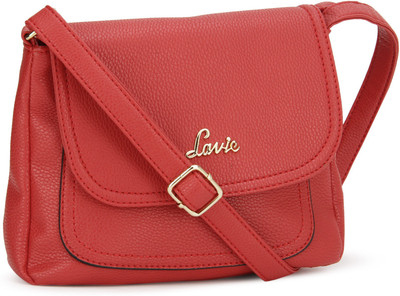 

Lavie Girls Casual Red PU Sling Bag