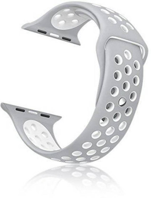 

Globus Geschaft Silicon Wrist Band Strap for Smart Watch - Silver White 42 mm Smart Watch Strap(White)