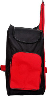 

Grazzo Washable Durable Cricket Bag(Multicolor, Kit Bag), Black;red