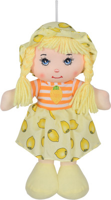 

Ultra Cute Hanging Baby Doll Soft Toy - 10 inch(Yellow)
