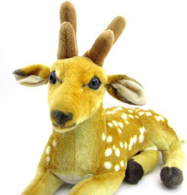 

Gift Decor Shop Deer Stuffed Soft Plush Soft Toy 35 cm - 25 cm(Brown)