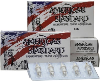 American Standard Tattoo cartridge Needle 1205RS Disposable Round Shader Tattoo Needles(Pack of 20)