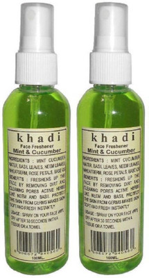 

Khadi Herbal MINT & CUCUMBER FACE FRESHENER(200 ml)