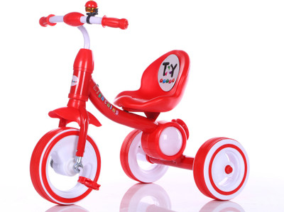 

Toyhouse Simple Tricycle With Lighting wheels R006Reed Tricycle(Red)