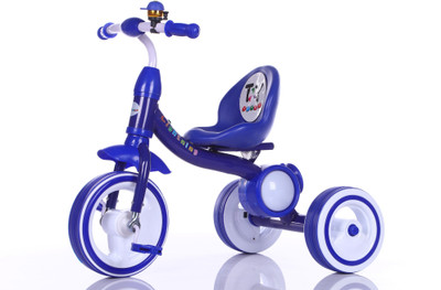 

Toyhouse Simple Tricycle With Lighting wheels thtro006b Tricycle(Blue)