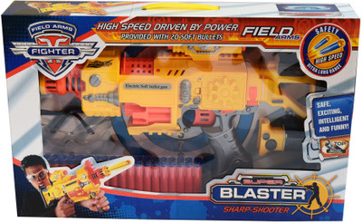 

Kiditos Soft Bullet Blaster Electric Super Sharp Shooter Gun(Yellow)