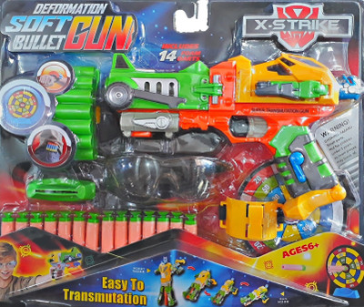 

Mohaak Gallery Deforfmation Soft Bullet Gun For Children Of All Age Groups (Premium Quality )(Multicolor)
