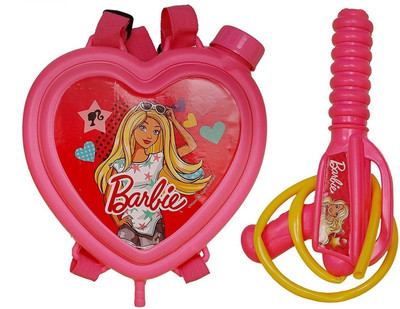 

Zest 4 Toyz Pressure Water Gun Pichkari with Tank, Holi 1.25 Litre - Barbie Small Heart(Multicolor)