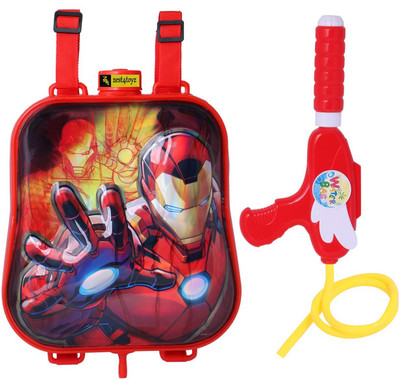 Zest 4 Toyz Pressure Water Gun Pichkari with Tank, Holi 2.5 Litre - Ironman(Multicolor)