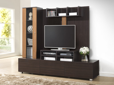 

RoyalOak Barcelona Engineered Wood TV Entertainment Unit(Finish Color - Chocolate Brown)