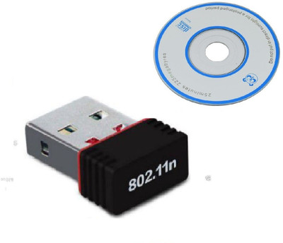 

Etake Wi-Fi Receiver 2.4Ghz 802.11B/G/N 2.0 Wireless Wi-Fi Network USB Adapter(Black)