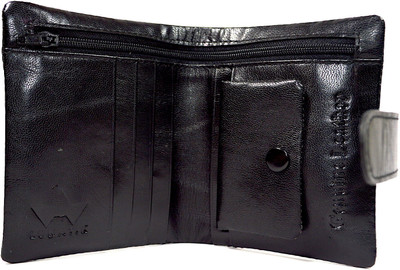 

LUNATIK Boys Black Genuine Leather Wallet(6 Card Slots)
