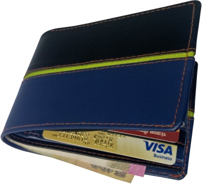 EAGLEBUZZ Men Multicolor Genuine Leather Wallet(3 Card Slots)