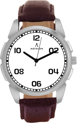 

ADIXION 9520SL52 New Leather Strep Stainless Steel Youth Watch Watch - For Men & Women