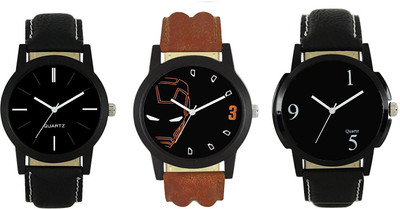 

Stallion7 Analogue Multicolor Dial Leather strap Wrist_660 Premium Combo 26 Watch - For Men
