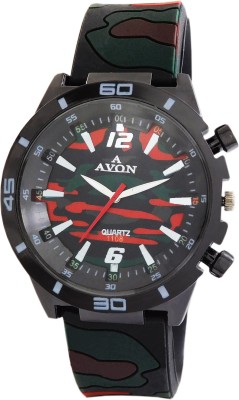 A Avon PK_455 Army Color Analog Watch  - For Boys   Watches  (A Avon)