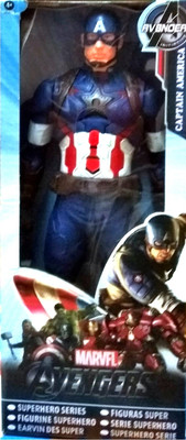 

Debina Store Captain America Action Figure Toy - Sound & Light(Multicolor)