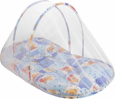 

Kidoyzz Mosquito Protector Comfy Baby Sleeping Mosquito Net Bed KDMBBNL2132 Portable Crib(Fabric, Multicolor)