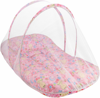 

Kidoyzz Mosquito Protector Comfy Baby Sleeping Mosquito Net Bed KDMBBNL2134 Portable Crib(Fabric, Multicolor)