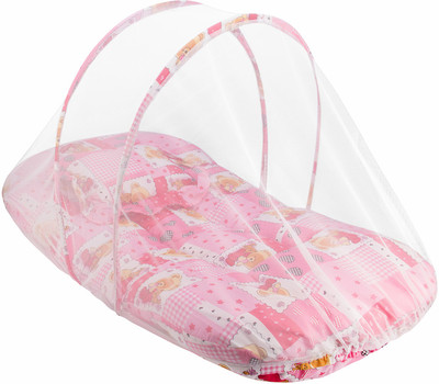 

Kidoyzz Mosquito Protector Comfy Baby Sleeping Mosquito Net Bed KDMBBNL2130 Portable Crib(Fabric, Multicolor)