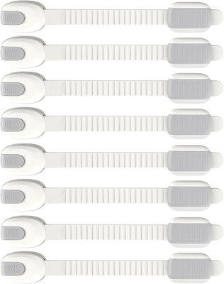

Store2508 Premium Quality Child Safety Lock. (Pack of 8)(Off White)