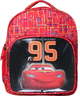 

BEST SHOP kids back pack –red colour with beautiful printed racing car for both girls and boys 14 L Backpack(Red)