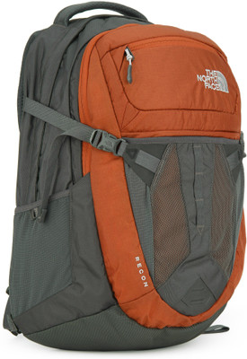 

The North Face RECON 31 L Laptop Backpack(Grey, Orange), Ketchup red/asphalt grey