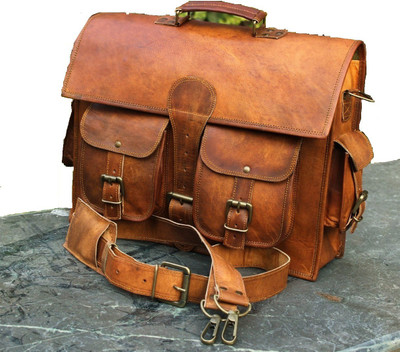 

Habeeb Bags A-9 Messenger Bag(Brown, 5 L)