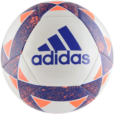 ADIDAS Starlancer V Football - Size: (Pack of 1, White, Blue