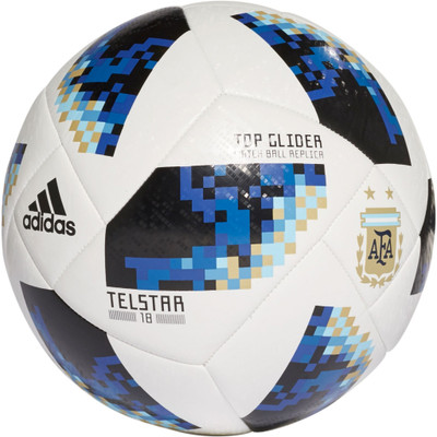 

ADIDAS Wc 18 Ball Afa Football - Size: (Pack of 1, Blue, White