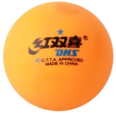 

DHS TT 1 Star Table Tennis Ball(Pack of 10, Orange)