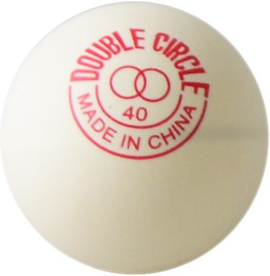 

DHS TT Double Circle Table Tennis Ball(Pack of 6, White)