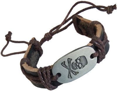 

Rich & Famous Leather Bracelet, Brown