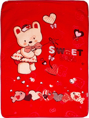 

Kidoyzz Cartoon  Blanket(Polyester, Red