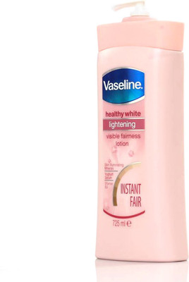 

Vaseline Healthy White Lightening Visible Fairness Lotion, Instant Fair - 725ml(725 ml)