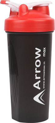 

Arrowmax Shaker for Gym and Regular Use 600ML Model (FORCE-B) , Multicolor By Krasa 600 ml Shaker(Pack of 1, Red)