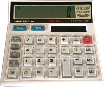 

AIW CT-512 GW Transparent Button CT-512GW Scientific Calculator(12 Digit)