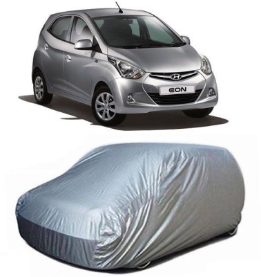 TGP GROUP Car Cover For Hyundai Eon (Without Mirror Pockets)(Silver)