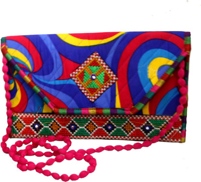 

Vrindavan Bazaar.com Casual Multicolor Clutch