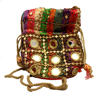 

Vrindavan Bazaar.com Casual Multicolor Clutch