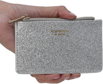 

Accessorize Women Silver Artificial Leather Wallet(2 Card Slots)