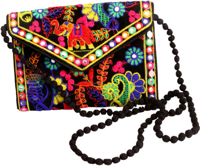 

Vrindavan Bazaar.com Casual Multicolor Clutch