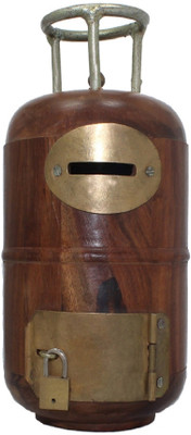 

Triple S Handicrafts M1013 Coin Bank(Brown)